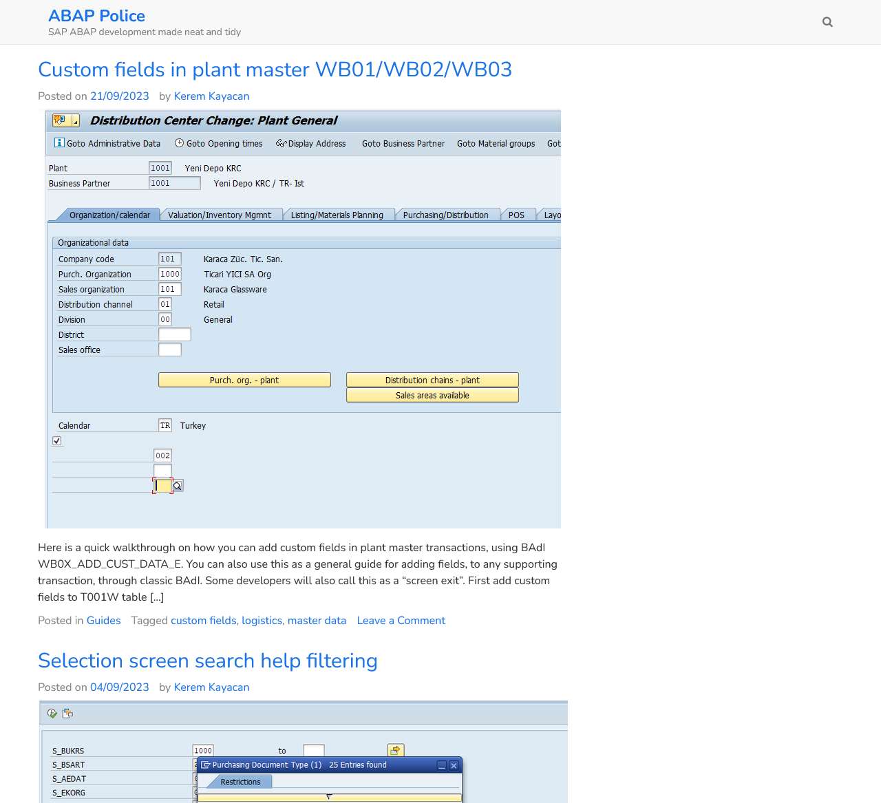 ABAP Police – SAP ABAP development made neat and tidy