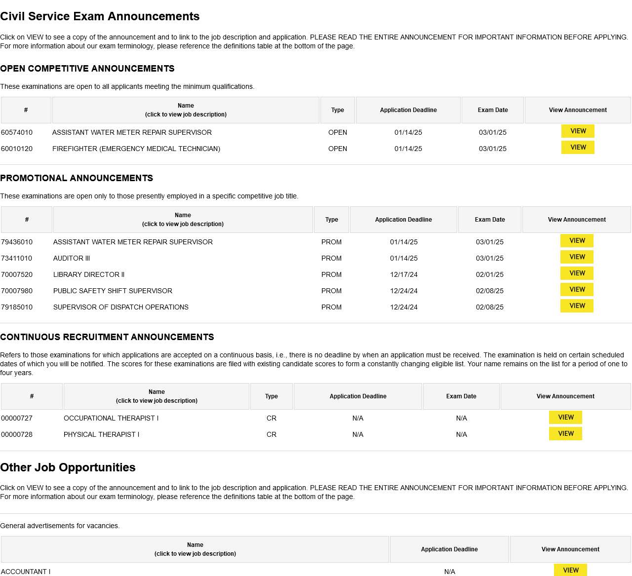 Onondaga County Civil Service Employment Portal