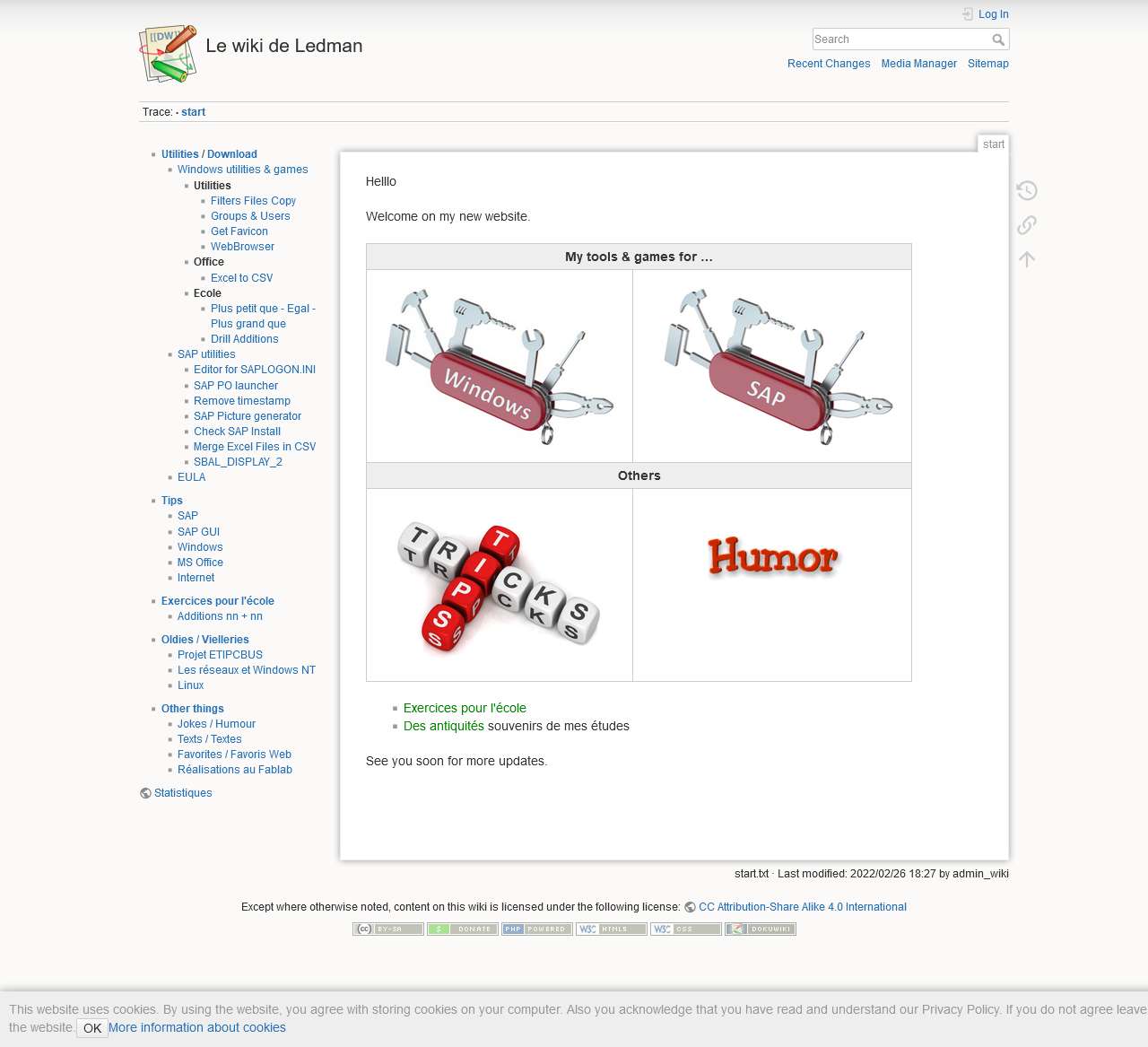 start [Le wiki de Ledman]