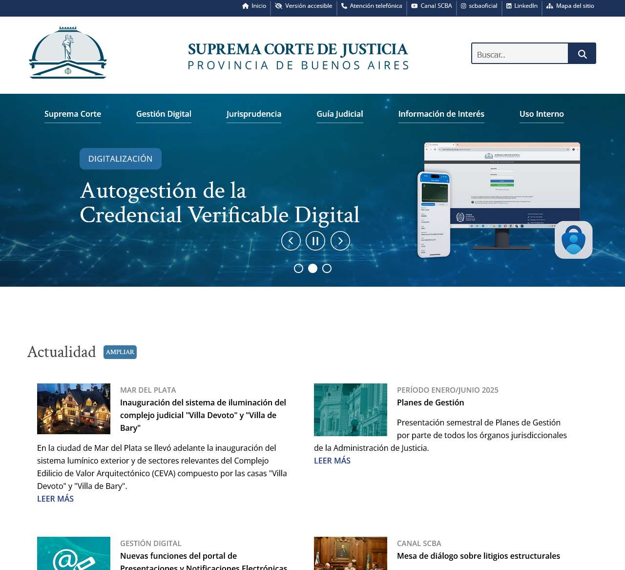 SUPREMA CORTE DE JUSTICIA DE LA PROVINCIA DE BUENOS AIRES