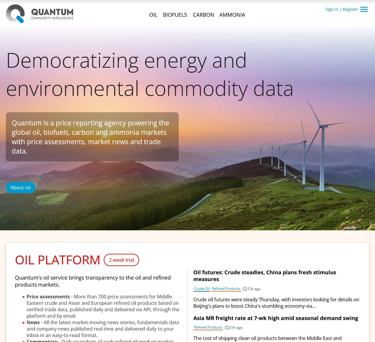 Quantum Commodity Intelligence