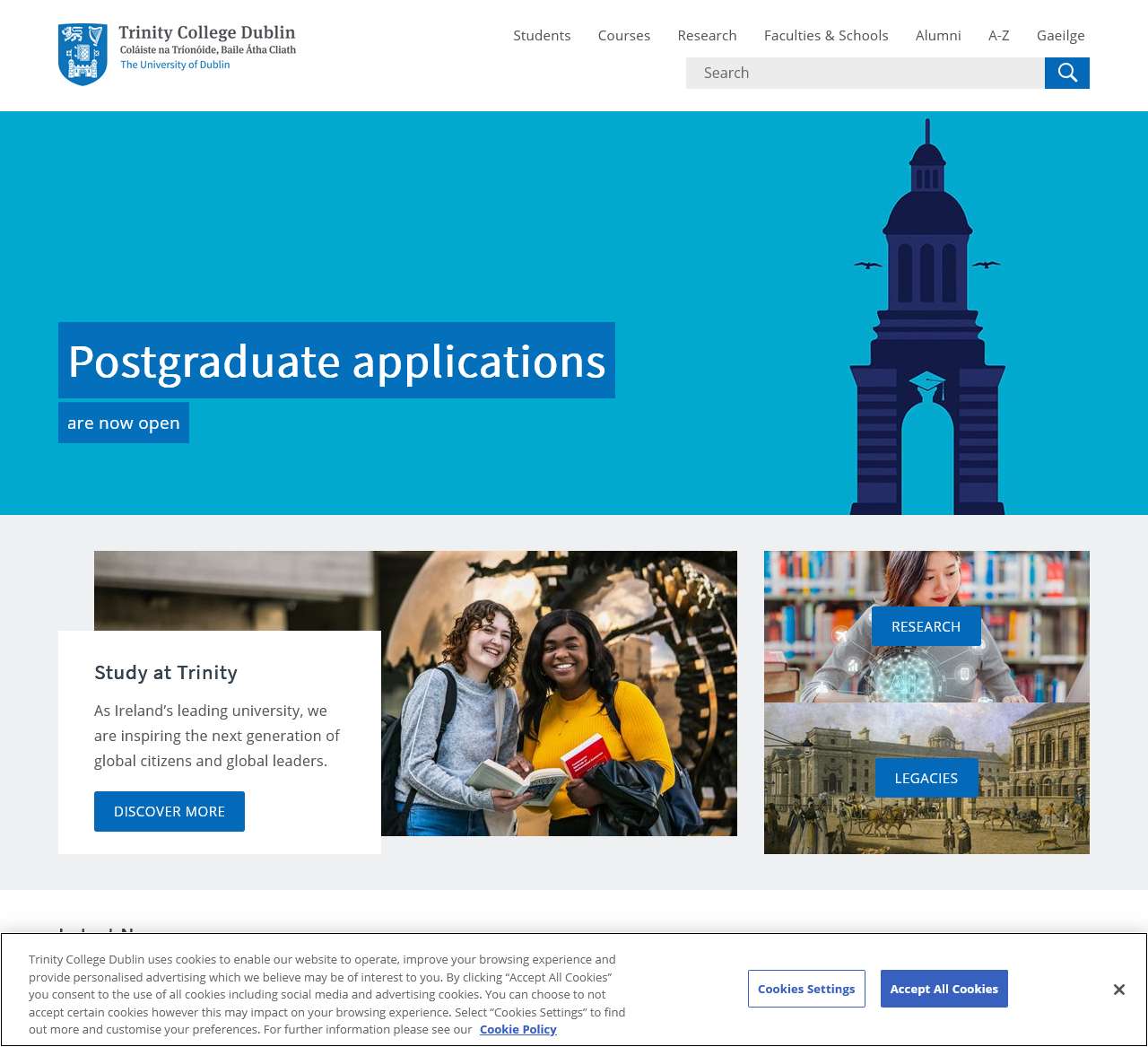 Trinity College Dublin, the University of Dublin