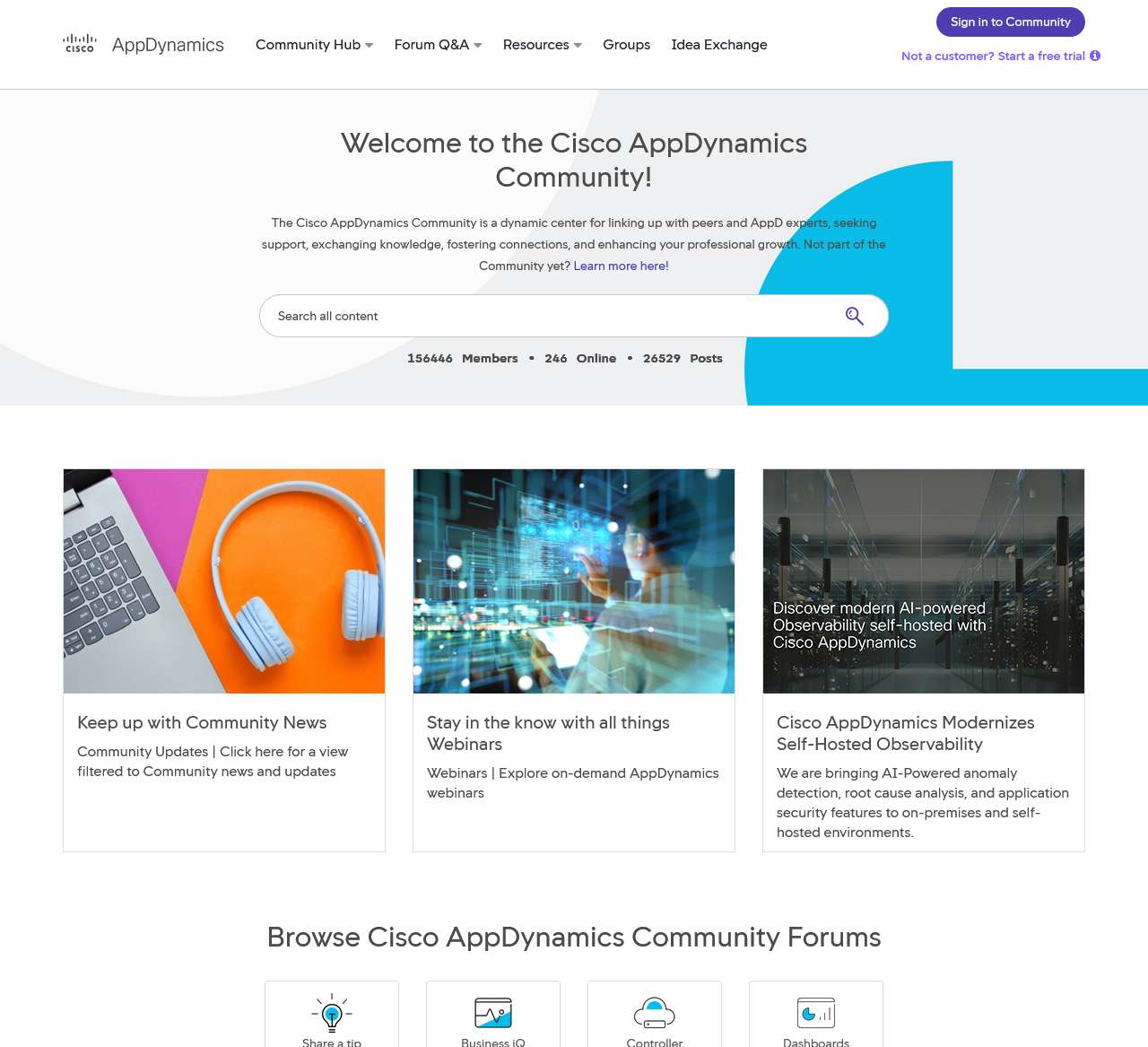 Home – Cisco AppDynamics Community